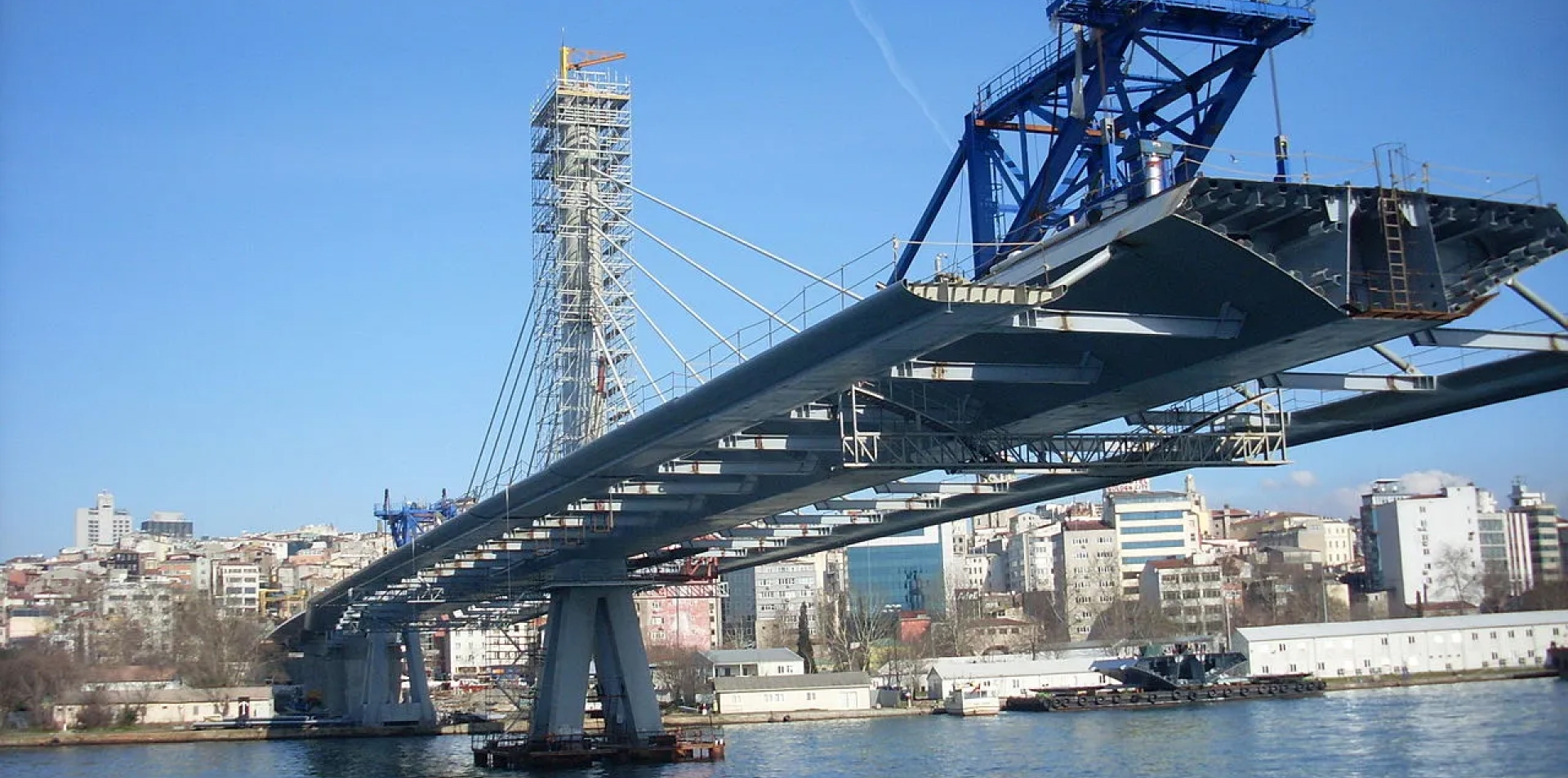 İSTANBUL METROSU HALİÇ METRO GEÇİŞ KÖPRÜSÜ<br>YAPIM İŞİ
