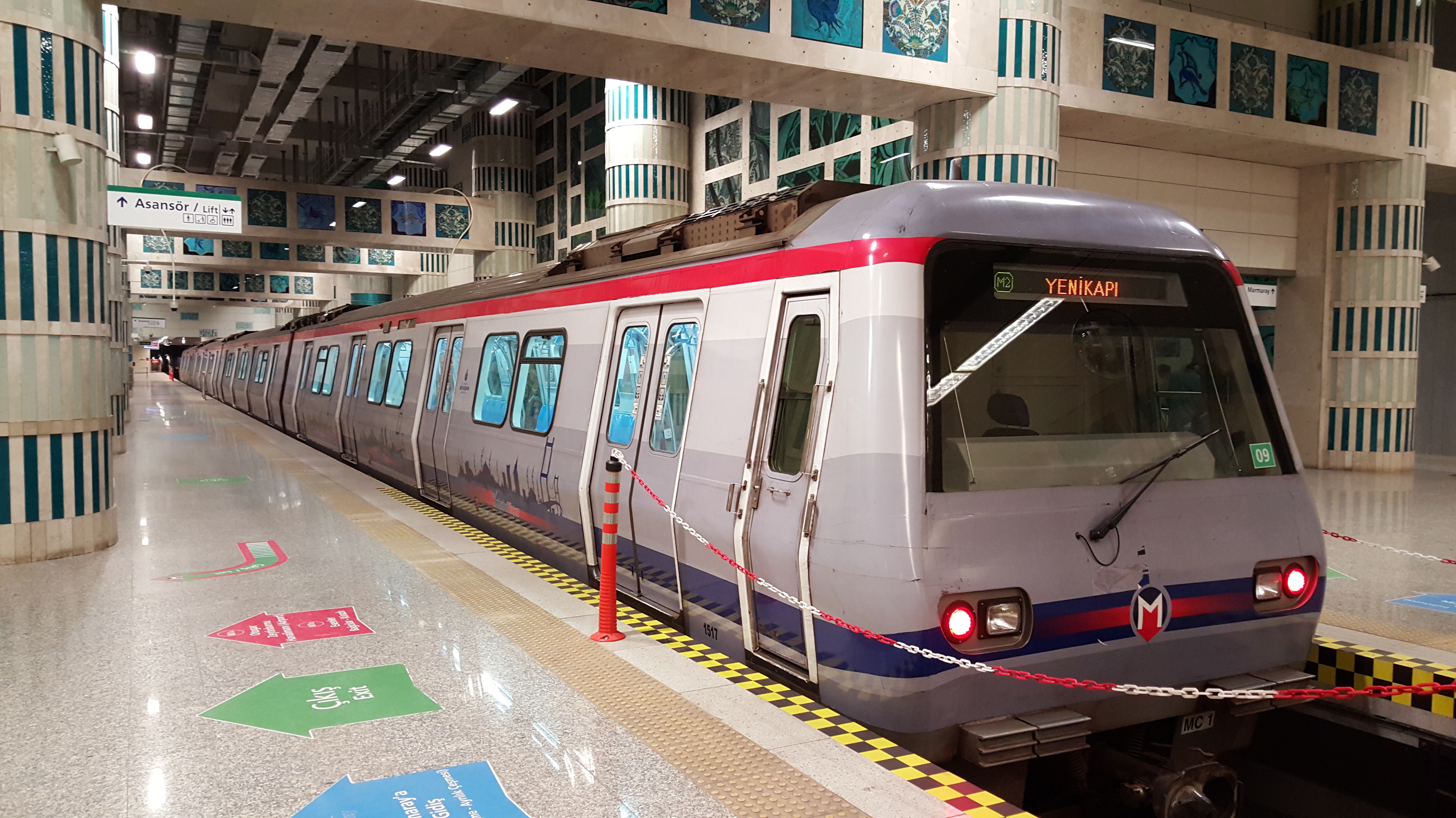 istanbul Metrosu Taksim Yenikapı arası elektro mekanik sistemleri temin montaj ve işletmeye alma işleri